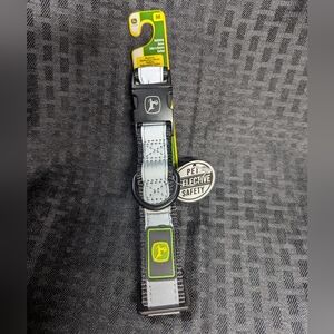 Reflective It runs like a Dear Gray Safety Dog Collar.